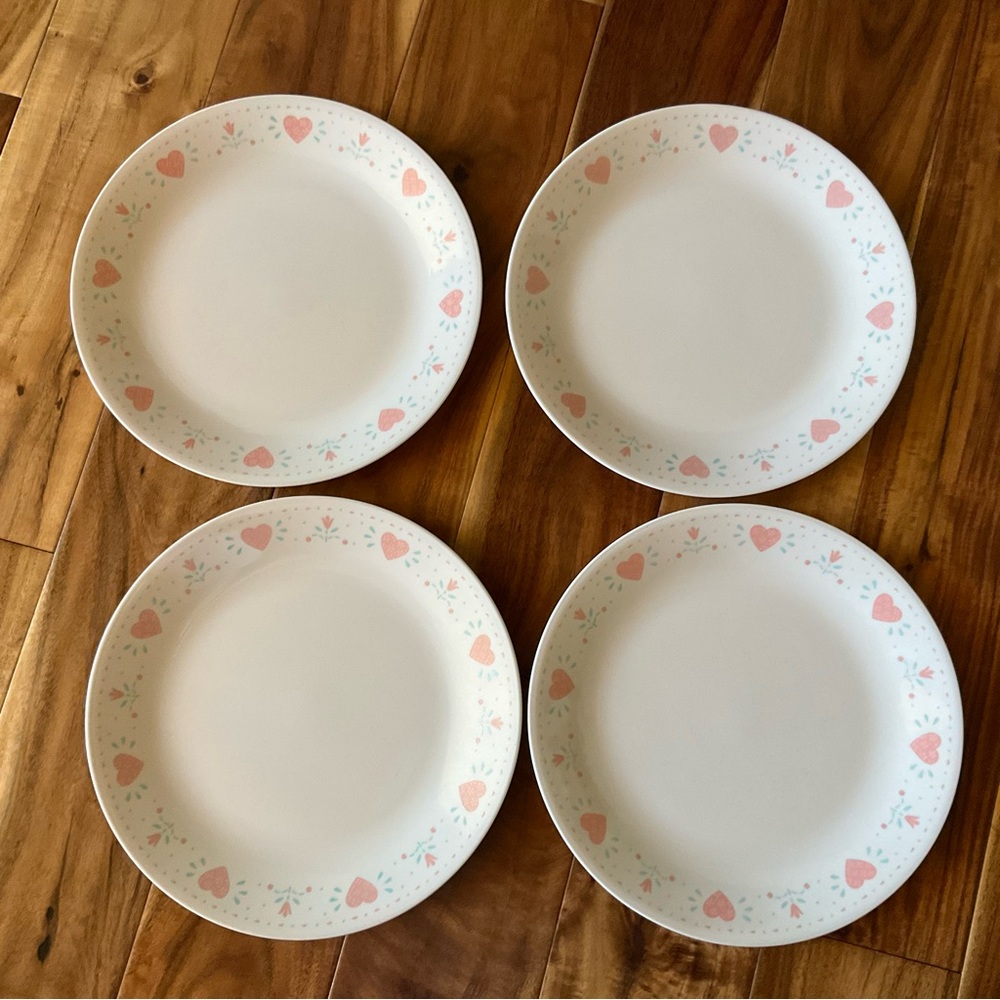 Corelle Forever Yours Dinner Plates Set of 4